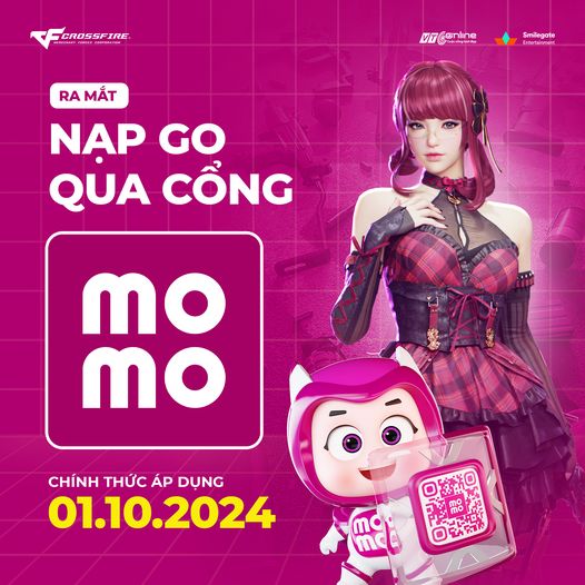 ĐỘT KÍCH RA MẮT CỔNG THANH TOÁN MOMO TRÊN TRANG NẠP GO