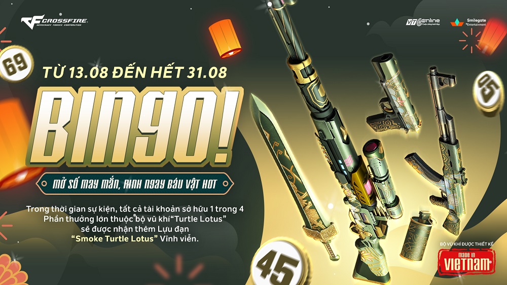 TÍCH CỰC MỞ SỐ - TRÚNG BINGO RINH BÁU VẬT “MADE IN VIET NAM’’ TURTLE LOTUS