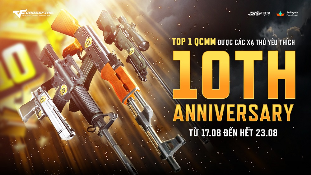 BỘ TỨ BÁU VẬT KỶ NIỆM 10 NĂM QCMM 10TH ANNIVERSARY TRỞ LẠI