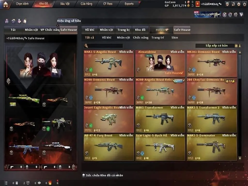 Shop Acc CF (Đột Kích) Uy Tín Số 1: Giao Dịch Tự Động, Acc Sạch 100%