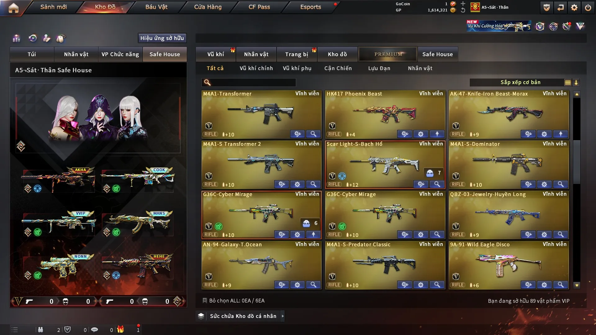 Mua Acc CF Thanh Lý: Săn Nick Đột Kích Nghỉ Game Giá Siêu Hời