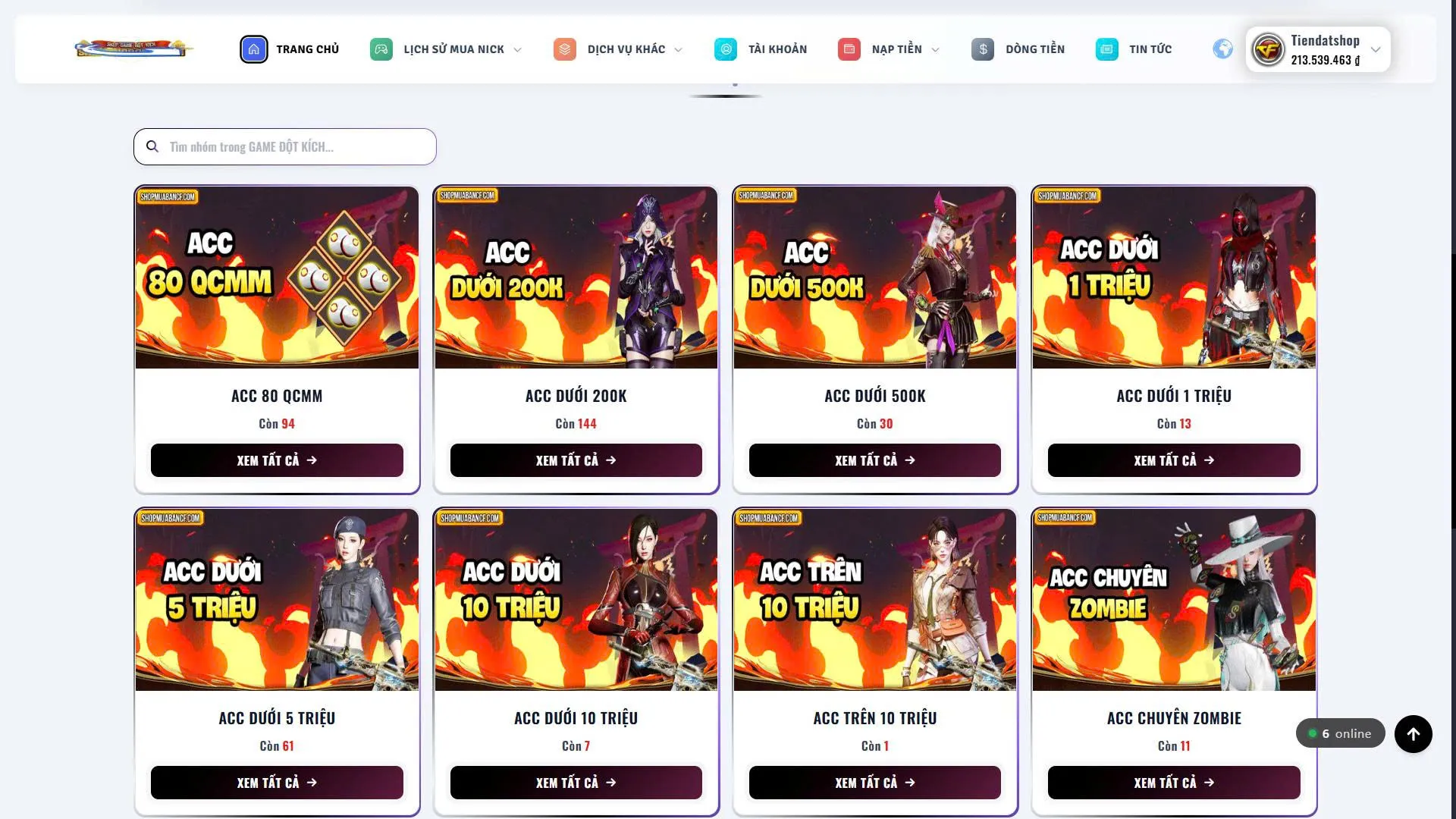 Shop Acc CF Uy Tín, Giao Dịch Tự Động: Mua Bán Nick Đột Kích Giá Rẻ